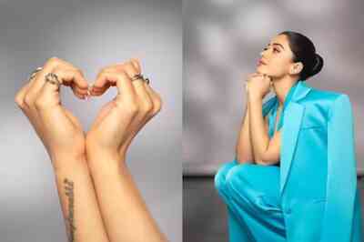 Rashmika Mandanna Stuns In All-Blue Ensemble