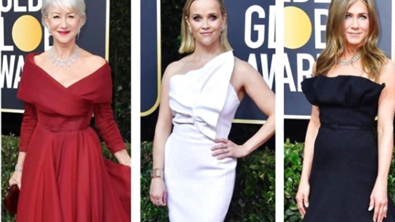 In Pics: Plenty of Pink, Puffy Sleeves and Shimmer at Golden Globes 2020