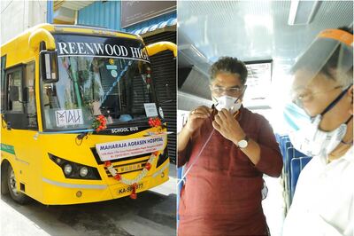 School Buses Modified into Oxygen Buses: Elixir of Life Reaches Patients in All Possible Forms