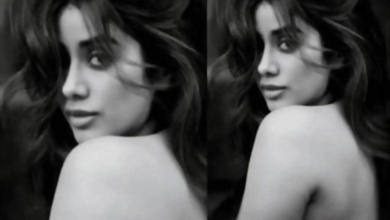 Janhvi Kapoor Flaunts Her Bare Back In New Monochrome Picture