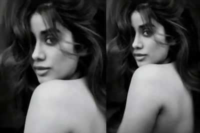 Janhvi Kapoor Flaunts Her Bare Back In New Monochrome Picture