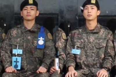 BTS Stars RM And V's First Picture From Military Goes Viral; ARMY Is Emotional
