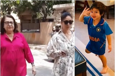 Taimur Ali Khan Saying 'Bhai Log' to Paparazzi Amuses Kareena and Babita Kapoor