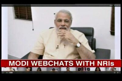 After Hangout success, Modi live chats with NRIs