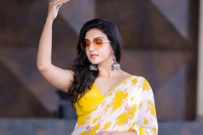 Actress Honey Rose Looks Drop-Dead Gorgeous In Yellow Saree; Check Pics