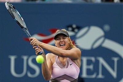 Sharapova eases into 2nd round at US Open