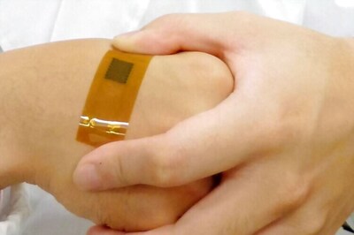 A new ultra-thin thermometer that can be attached directly to the skin