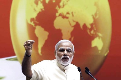 Prime Minister Narendra Modi meets former Afghanistan president Hamid Karzai