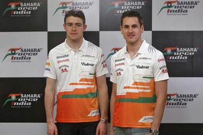 Force India drivers resolve differences