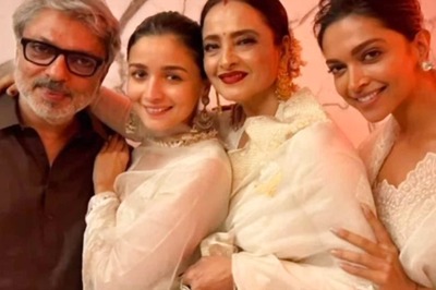 Alia Bhatt, Rekha, Deepika Padukone And SLB Smile In Unseen Pic From Gangubai Kathiawadi Screening