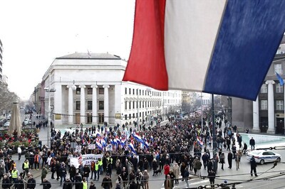 Croatians Protest Against European Treaty They Say Threatens Traditional Family
