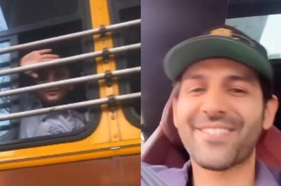Kartik Aaryan Posts Video of School Kids Waving at Him in Traffic Jam; Fans Say 'Star Ho To Aisa'