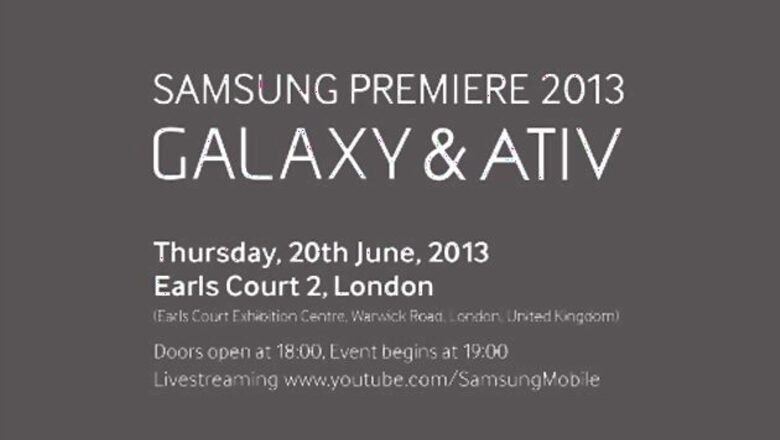 Live: Samsung's Galaxy and Ativ event in London