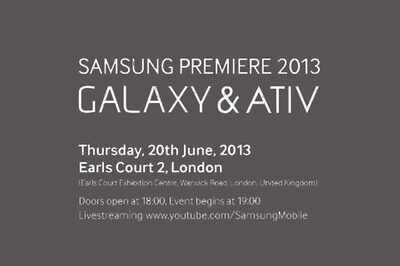 Live: Samsung's Galaxy and Ativ event in London