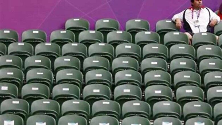 London organisers disappointed by empty seats