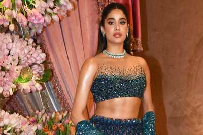 Janhvi Kapoor Stuns In A Gorgeous Peacock Feather-Embellished Lehenga At Anant Ambani And Radhika Merchant's Sangeet Ceremony