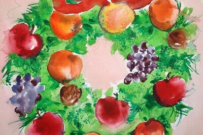 How to Paint a Holiday Wreath in Watercolor