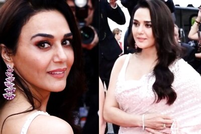 Preity in Pink; Actor Graces Cannes 2024 Red Carpet In A Saree