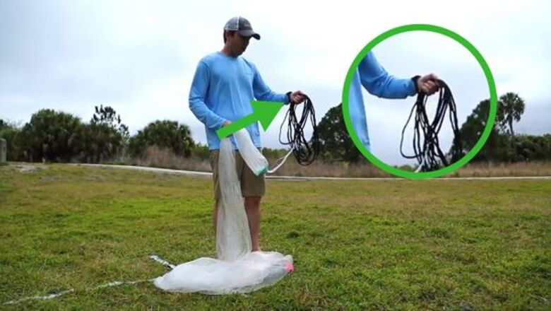 How to Hold and Throw a Cast Net