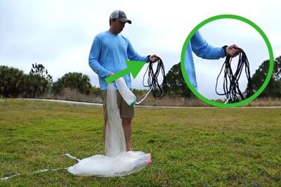 How to Hold and Throw a Cast Net