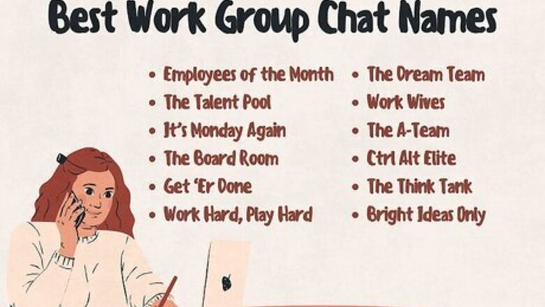 315 Work Group Chat Names for Your Favorite Coworkers