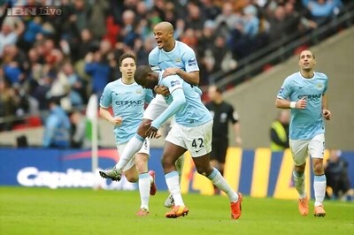 Manchester City beat Sunderland 3-1 to win Capital One cup
