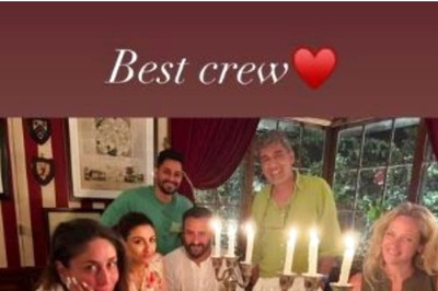 Kareena Kapoor Khan and Saif Ali Khan Enjoy Candle Light Dinner With Their ‘Best Crew’, Check Pic