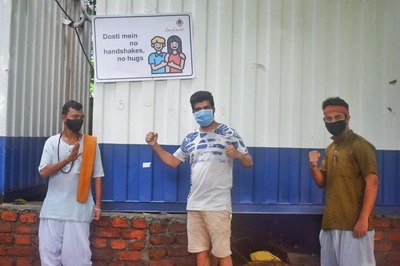 Popular Film Dialogues Promote Covid-19 Awareness on 'Mere Sai' Set