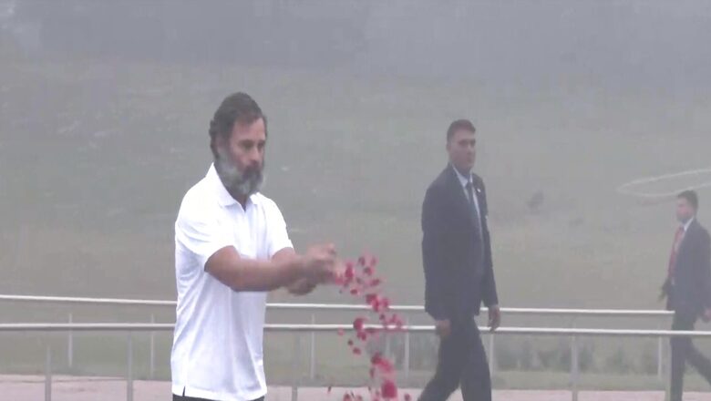 Bharat Jodo in Delhi: Rahul Visits Vajpayee Memorial, Pays Tributes to Mahatma Gandhi, Former PMs