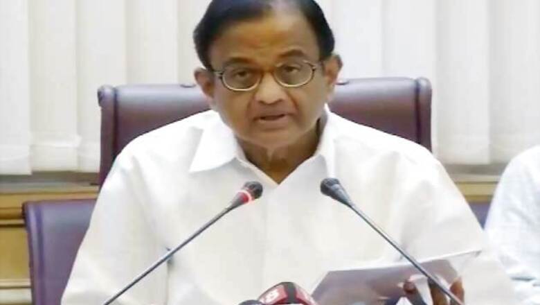 Chidambaram to leave for US tour today, likely to seek investments in India