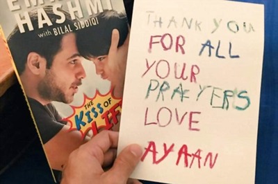 Farhan Akhtar to Arjun Kapoor: Emraan Hashmi's son sends 'Thank You' note to stars for 'The Kiss Of Life'