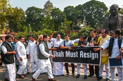 Unruly Scenes in Lok Sabha: BJP to Move Resolution against Congress after MPs Shove Each Other