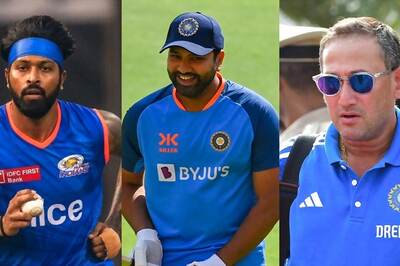 India's T20 World Cup Squad Selection: Rohit Sharma Meets Rahul Dravid and Ajit Agarkar, Bowling Key to Hardik Pandya's Chances