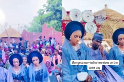 Watch: Nigerian Man Marries Two Women On The Same Day
