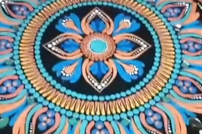 Karnataka Housewife Learns Mandala Painting Through YouTube Tutorials