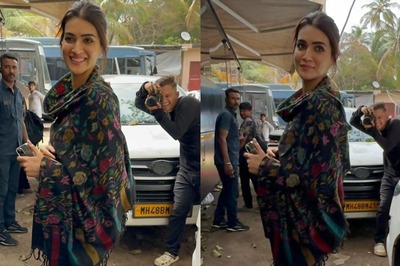 Post Adipurush Release, Kriti Sanon Back To Shooting For Rhea Kapoor's The Crew; See Photos