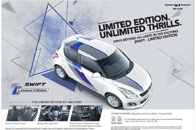 Maruti Suzuki Swift Limited Edition Launched for Rs 5.44 Lakh
