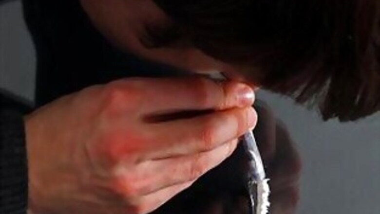 Man snorts drugs on German police car, caught