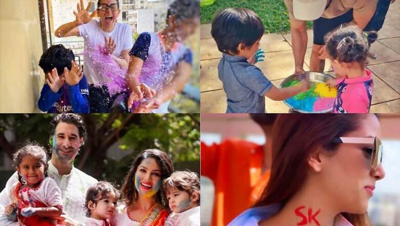 How Bollywood Stars Painted the Town in Holi Hues