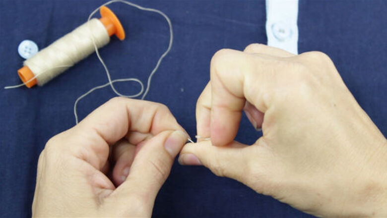 How to Sew on a Shirt Button