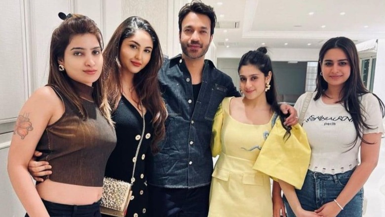 Vicky Jain Parties With Sana Khan, Ayesha Khan And Isha Malviya Post Eviction, Photo Goes Viral