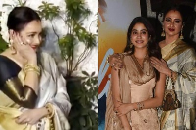 Rekha Is Mesmerised to See Janhvi Kapoor in Ethnic Wear, Steals the Show at Mili Screening