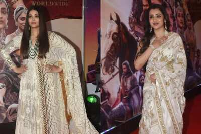 Aishwarya Rai Slips Into Ethnic Outfit For Ponniyin Selvan 2 Promotions, Trisha Stuns in Saree