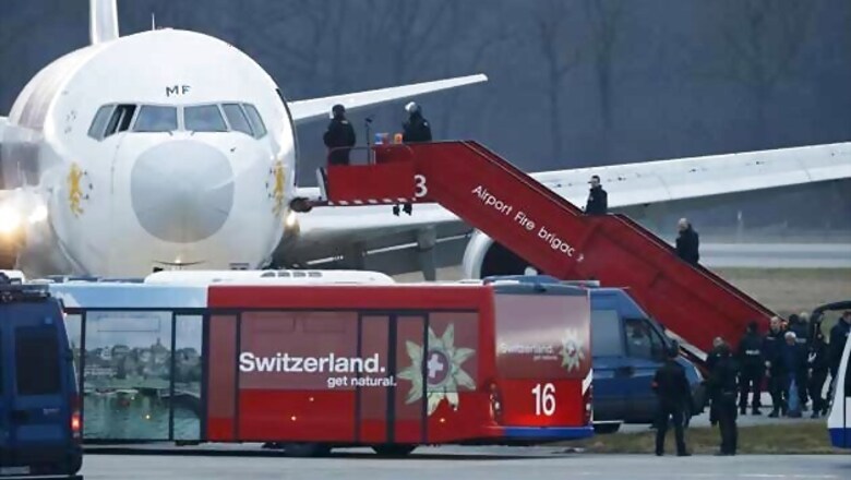 Ethiopian co-pilot hijacks plane to Geneva