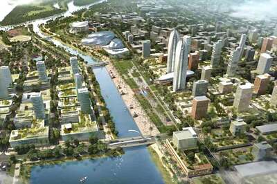 Andhra CM tweets artists' impression of new capital Amaravathi, master plan to be presented today