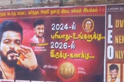 As Leo Hits Cinemas, Madurai Streets Dotted With Thalapathy Vijay Posters