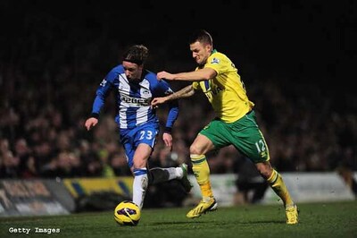 Norwich make it 10 games unbeaten with 2-1 win