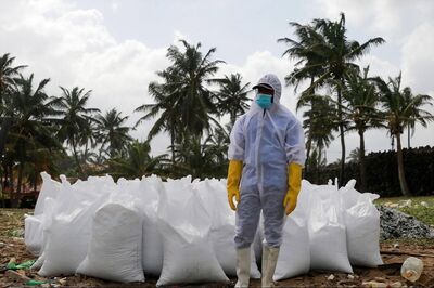 Burnt-out Ship Carrying Hundreds of Tonnes of Chemicals and Plastics 'Going Down' off Sri Lanka Coast