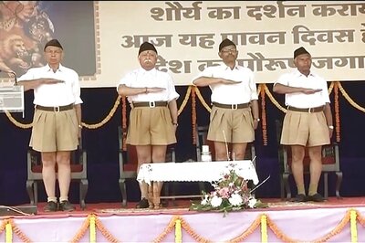 A makeshift hut, a camel cart, taste of rural Rajasthan at RSS meet
