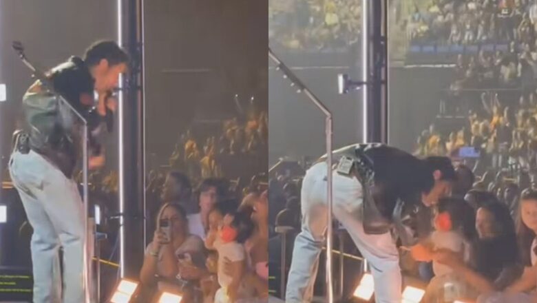 Nick Jonas Kisses Malti Marie Jonas As She Attends Dad's Concert With Priyanka Chopra; Watch